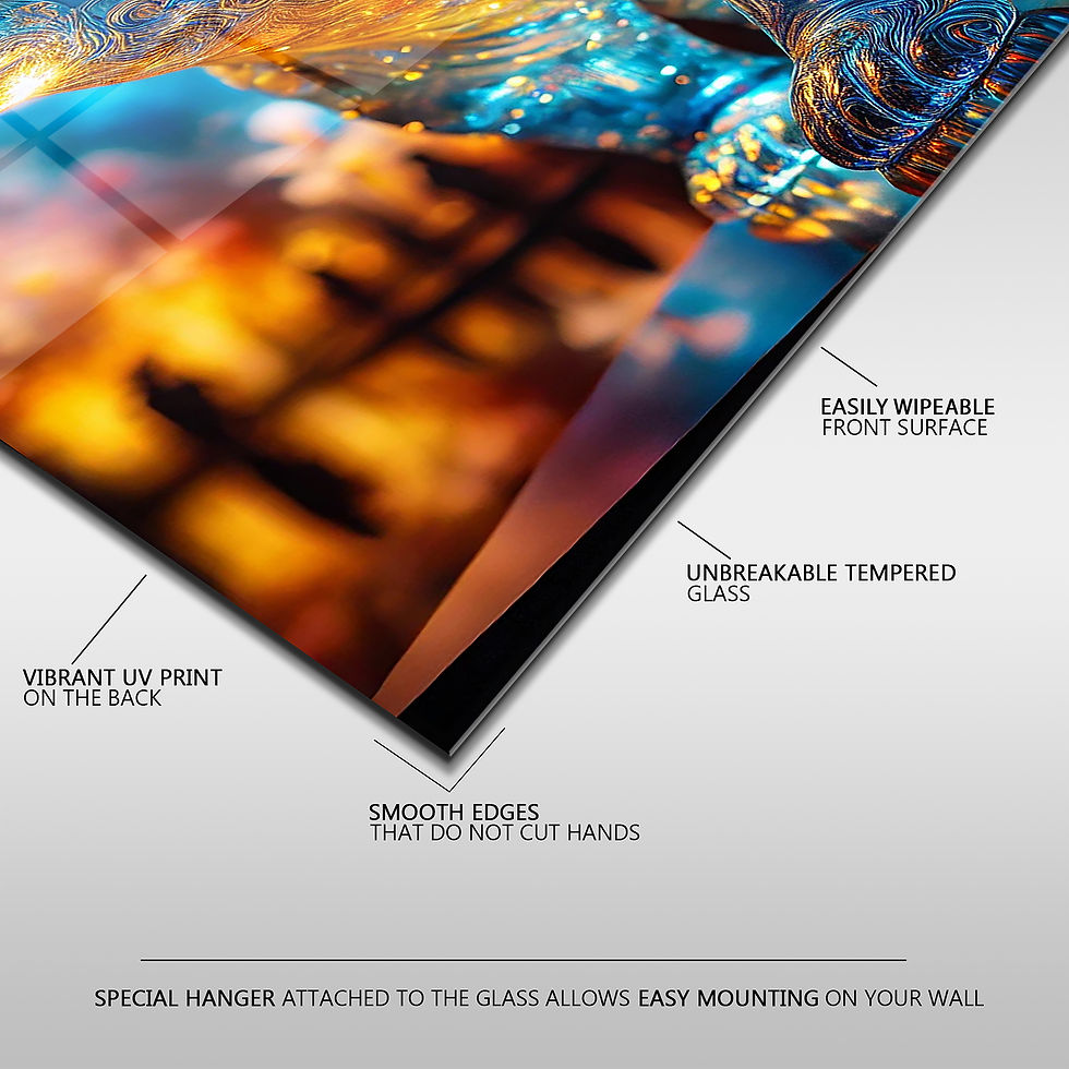 Thumbnail: bear glass printing wall art