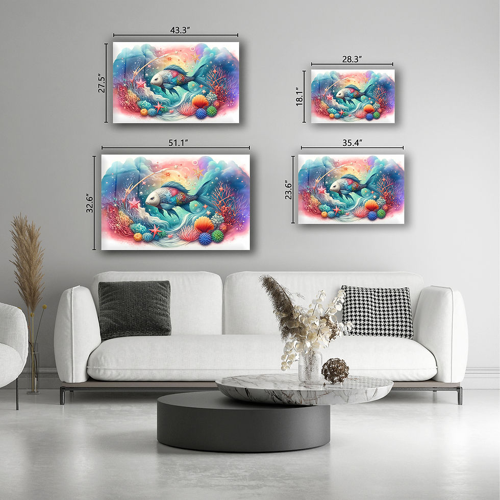 Thumbnail: pisces wall art