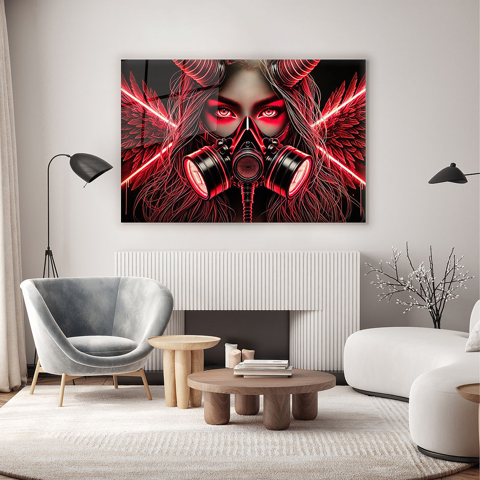 Thumbnail: devil woman wall art