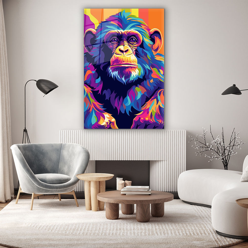 Thumbnail: Monkey Pop Art Wall Art