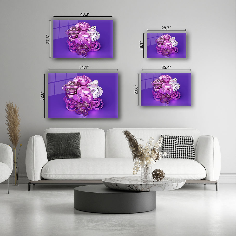 Thumbnail: Dynamic Shape Abstract Wall Art