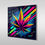 Thumbnail: cannabis leaf glass printing wall art