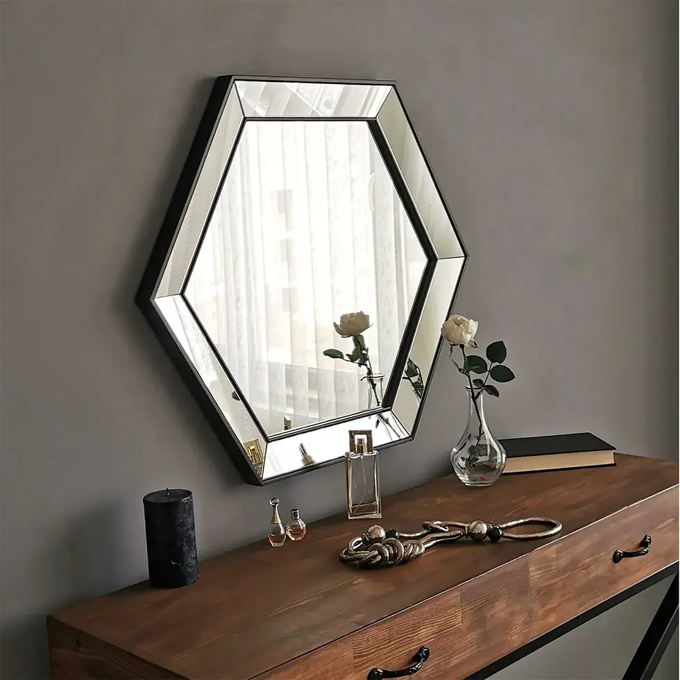 Thumbnail: Decorative Hexagon Mirror / No:1