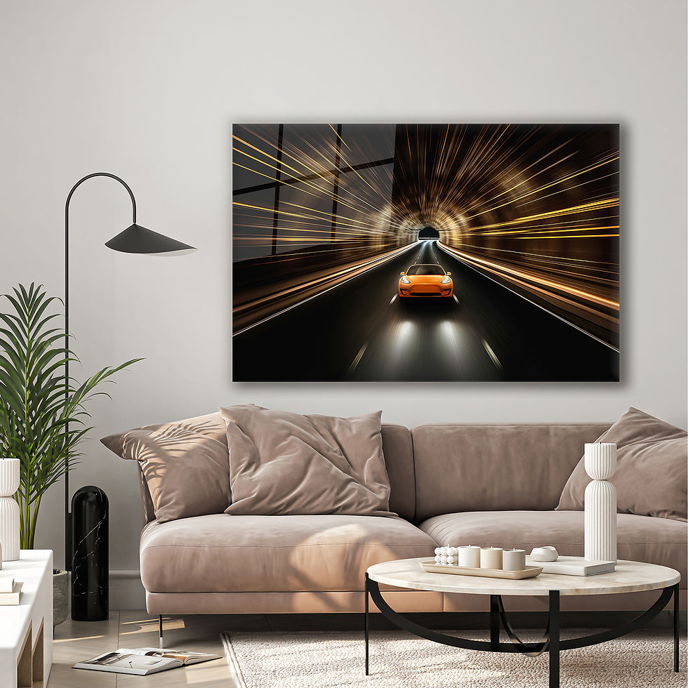 Thumbnail: Speeding Through The Tunnel Wall Art