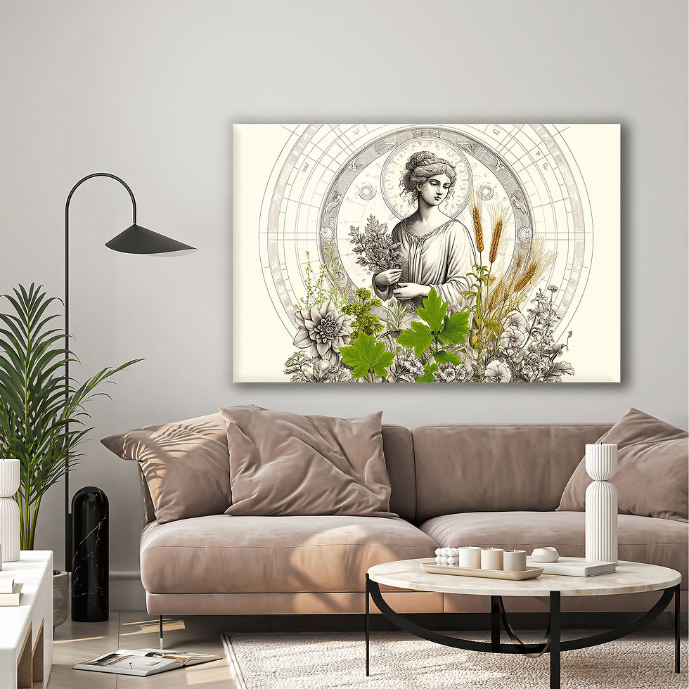 Thumbnail: horoscope virgo wall art