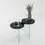 Thumbnail: Serenity 2-piece Coffee Table / Anthracite & Clear Glass