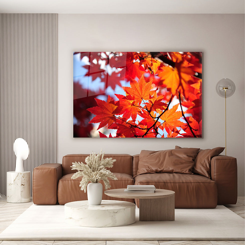 Thumbnail: Orange Leaves on the tree