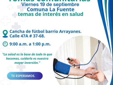 ✨ ¡Cuidar tu salud está en tus manos! ✨