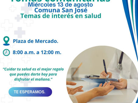 ¡Tu salud es prioridad!
