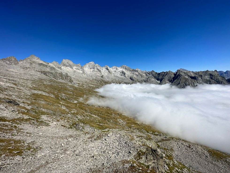 Sentiero Roma Mehrtageswanderung Trekking Val Masino Val di Mello Valchiavenna Valmalenco Rifugio Ponti Gianetti Allievi