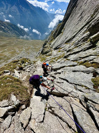 Sentiero Roma Mehrtageswanderung Trekking Val Masino Val di Mello Valchiavenna Valmalenco Rifugio Ponti Gianetti Allievi