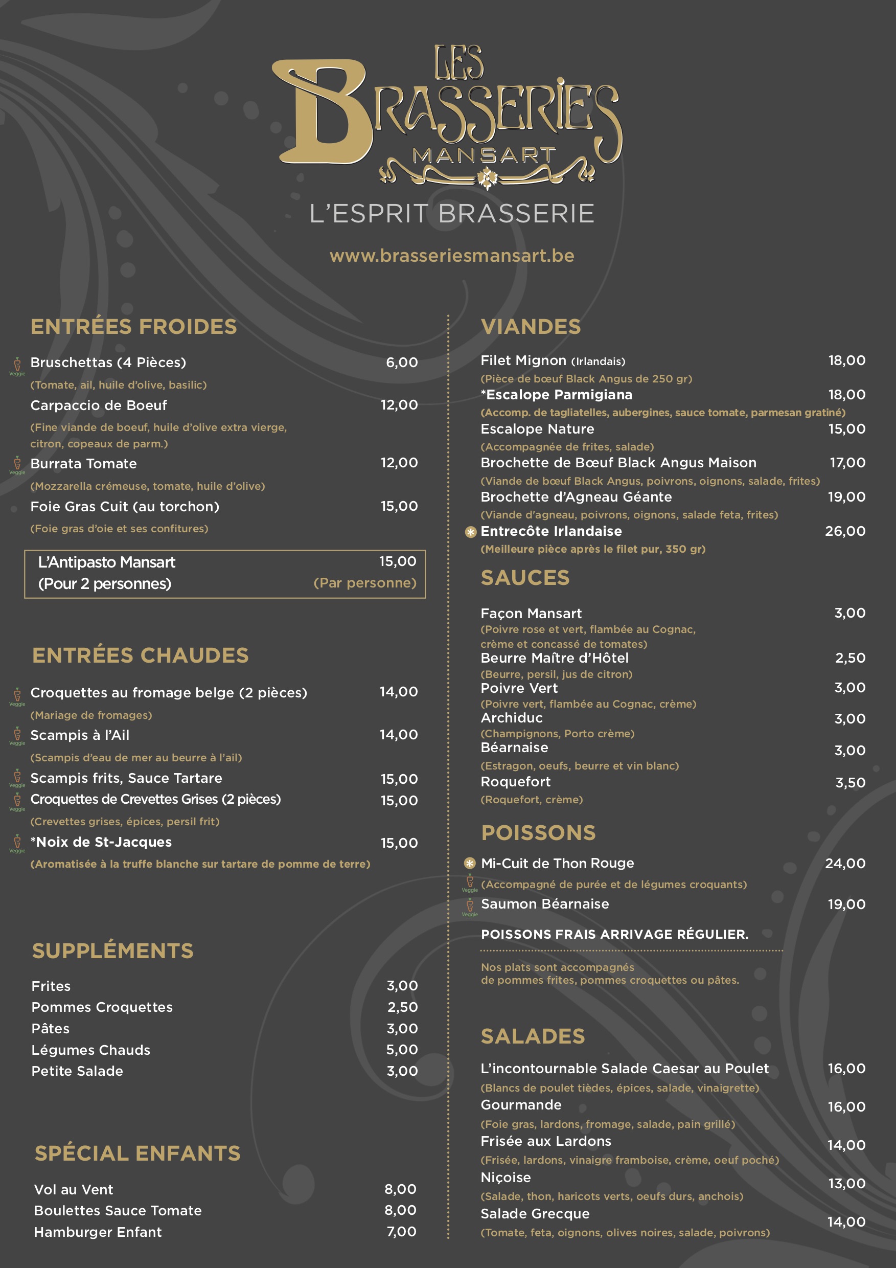 MENU brasseriesmansart