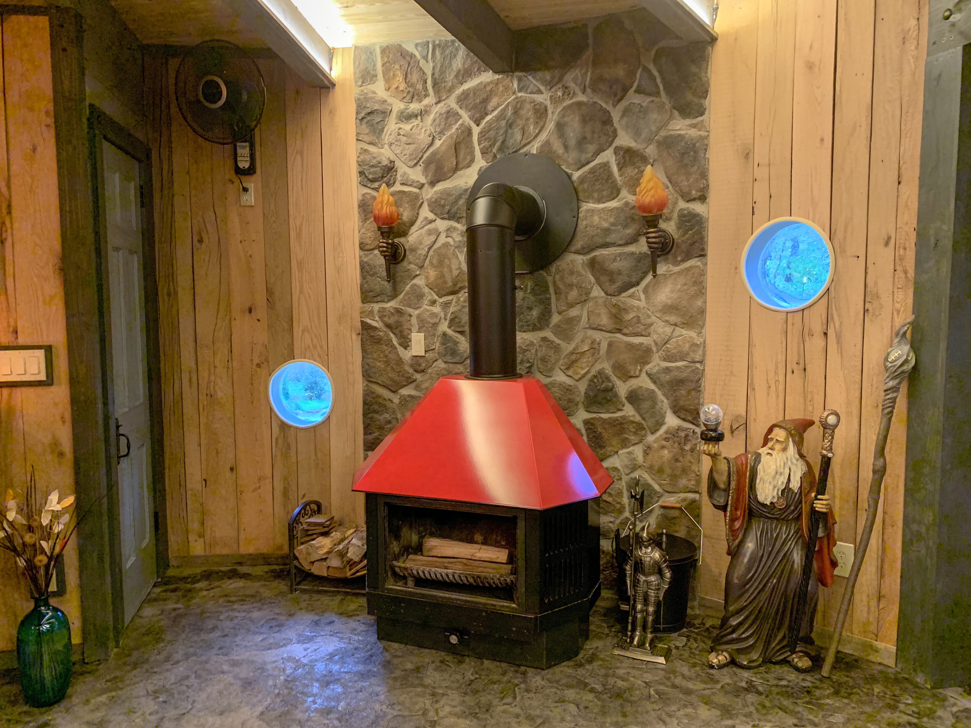 Wood Burning Fire Place