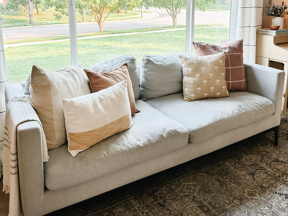 5 Easy Fall Decor Swaps for Your Home Jen Martin Living Room Family Room Target Pillows Seasonal Decor