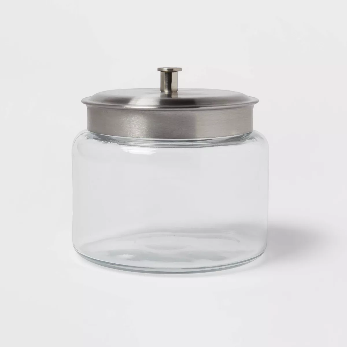 64oz Glass Jar with Silver Metal Lid Threshold Target