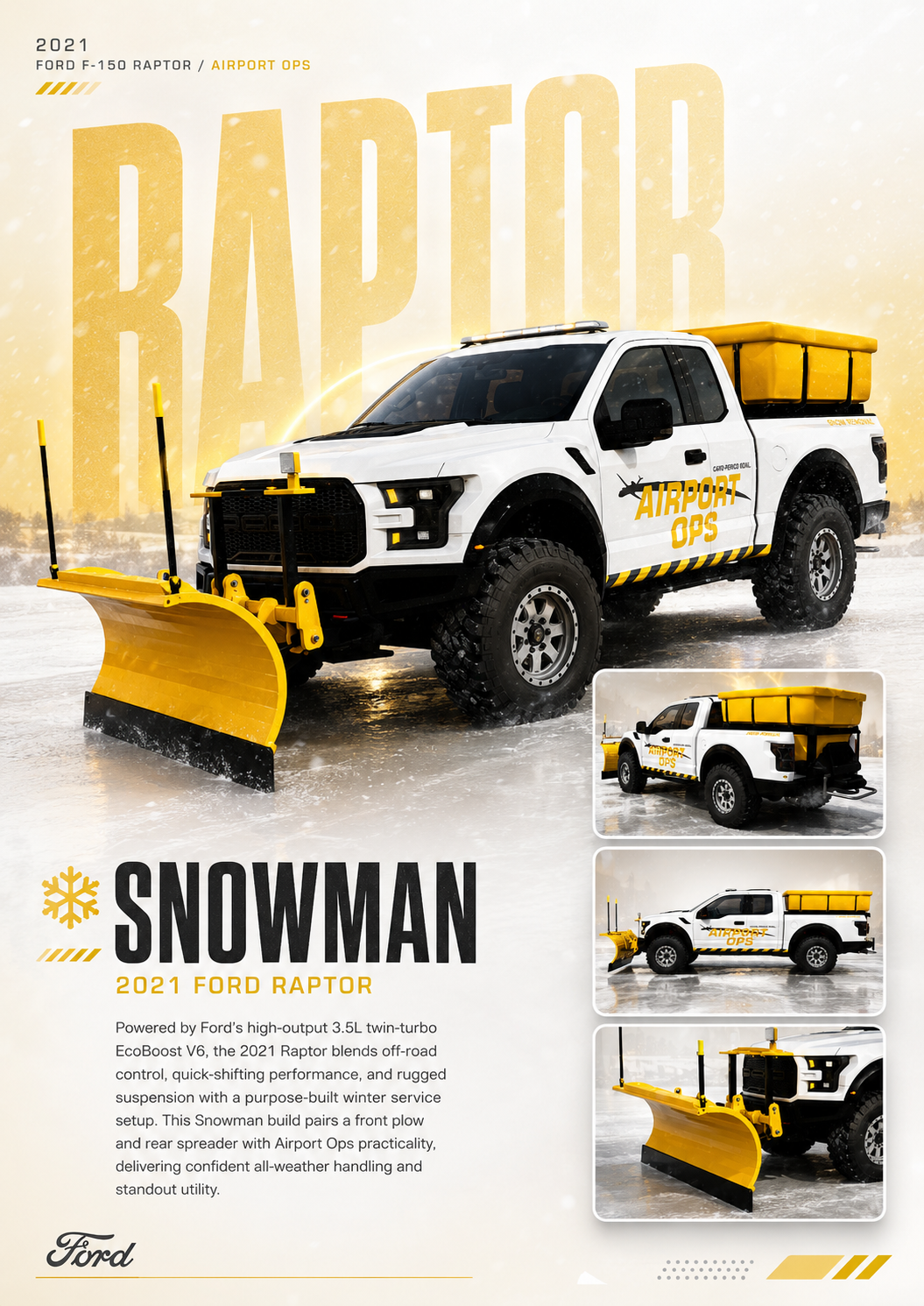 Ford Raptor 2021 "Snowman"