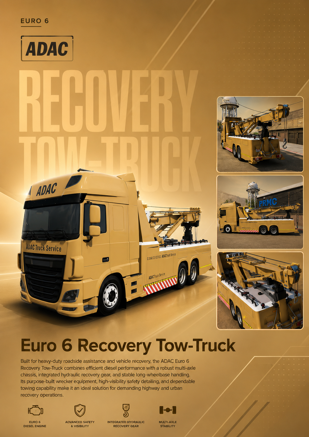 Euro 6 Recovery Tow Truck