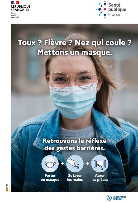 🟢Pour notre santé : cet hiver, retrouvons le réflexe des gestes barrières 🟢