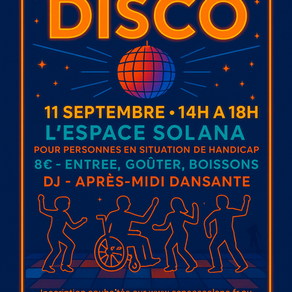 Une nouvelle "Après-Midi Disco" organisée pour les personnes en situation de handicap, par l'association SOLEA