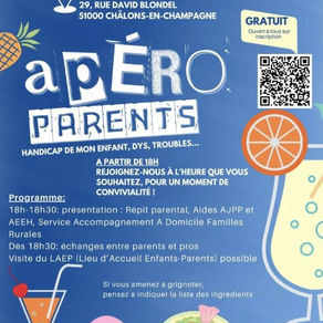 Rendez-vous au prochain APERO DES PARENTS