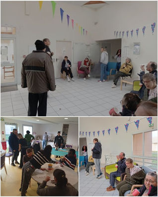 🟢 Une animation "fontaine au chocolat" et anniversaire des résidents au FAM-MAS Burnay 🟢