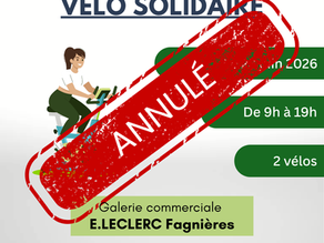 En raison de la canicule, le centre commercial E.Leclerc Fagnières annule le défi solidaire