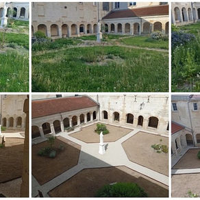 🟢Réaménagement du cloître de la chapelle des Récollets : une collaboration valorisante🟢