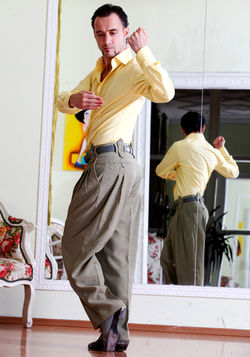 Tango trousers model "Milonguero"