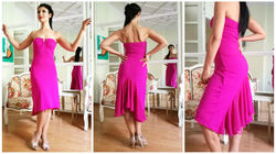 Tango dress fuschia