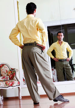 Tango trousers model "Milonguero"