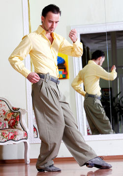 Tango trousers model "Milonguero"