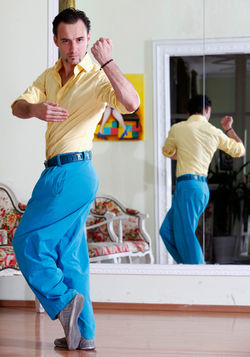 Tango trousers model "Turquoiso"