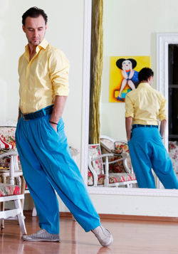 Tango trousers model "Turquoiso"