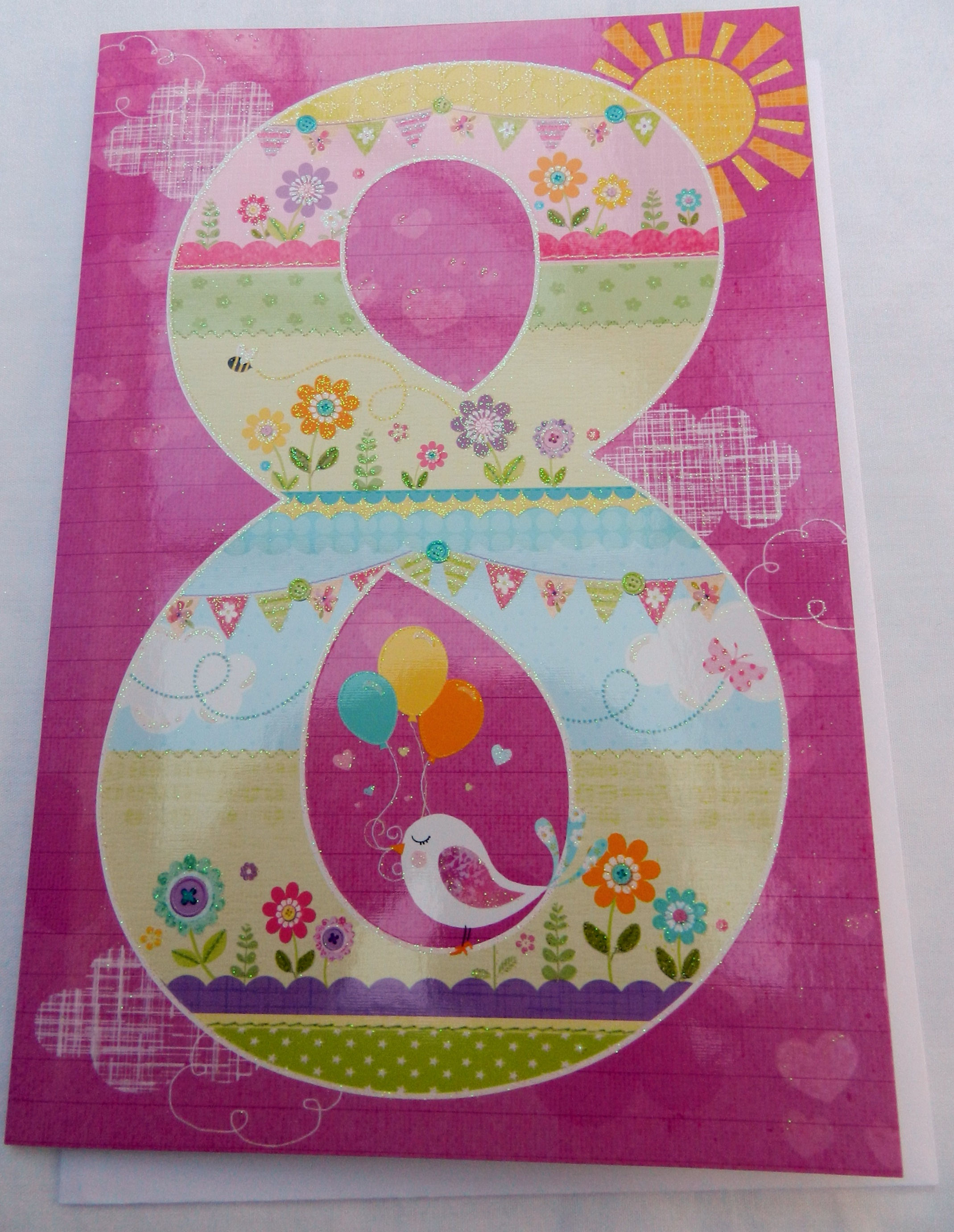 8 Year Birthday Card