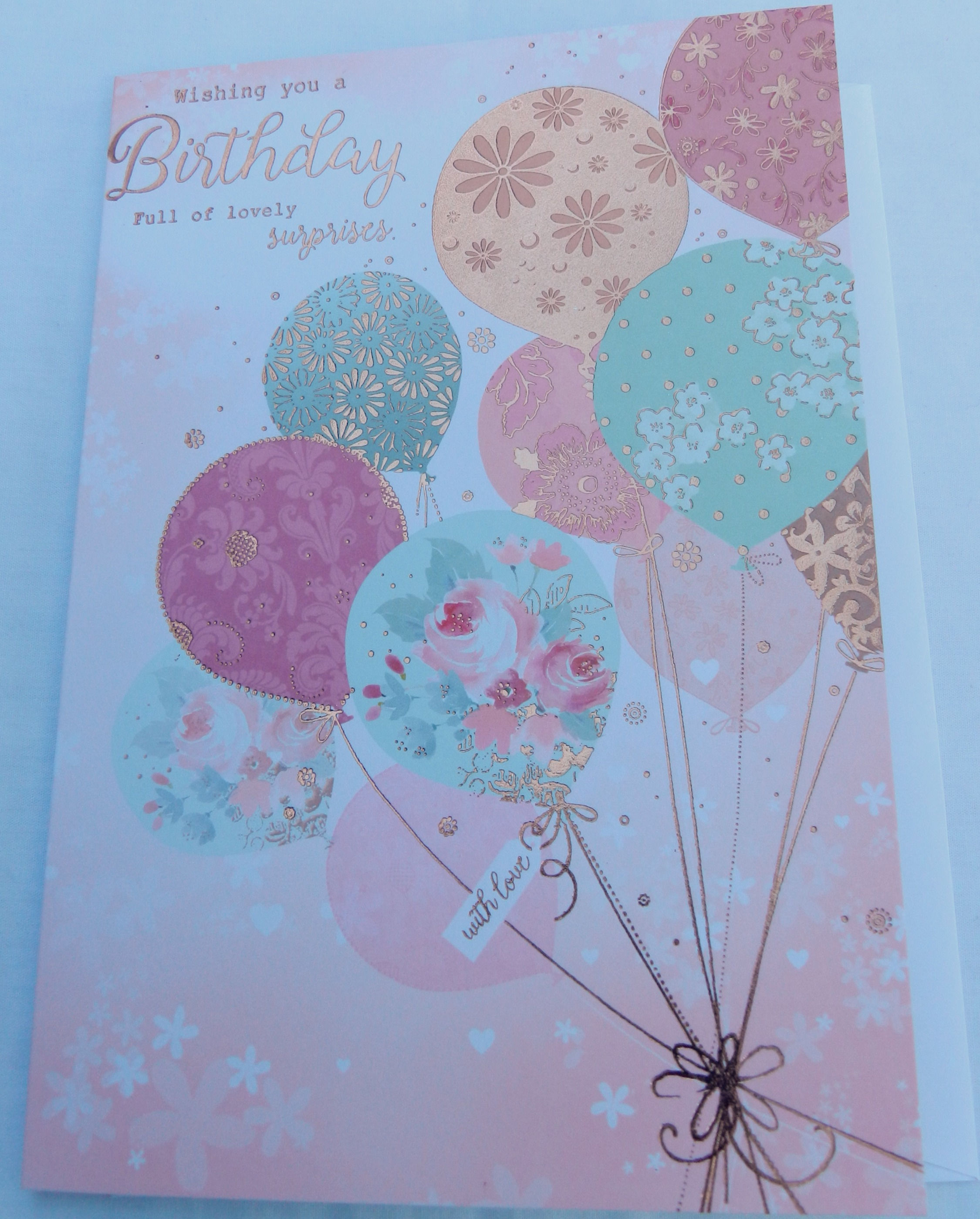 Balloon Birthday Card [female}
