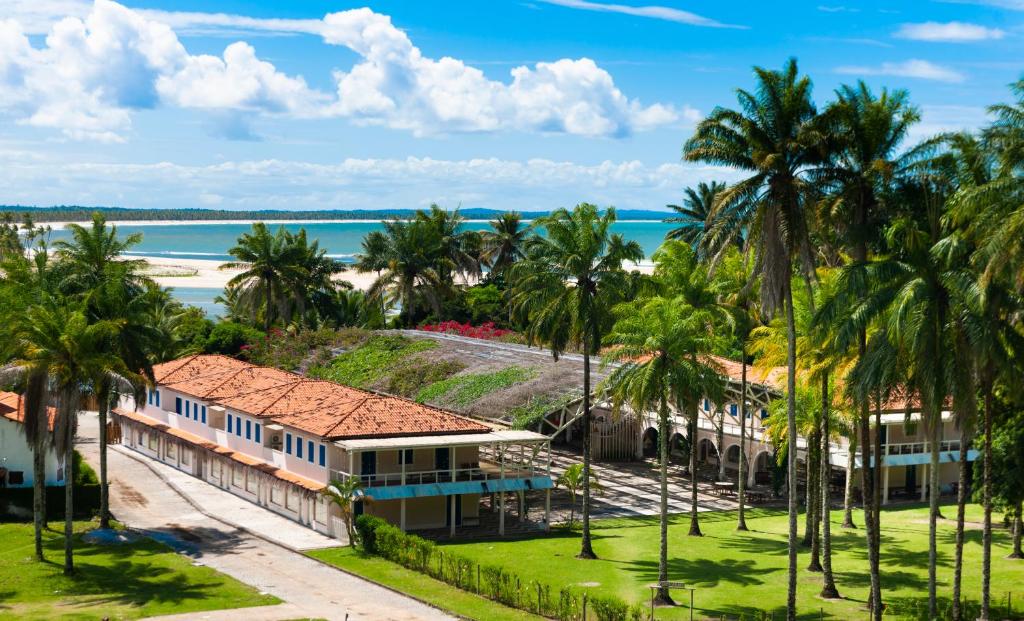 pousada vila da barra boipeba vista aerea