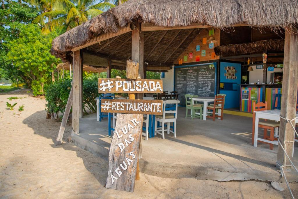 pousada luar das aguas boipeba entrada