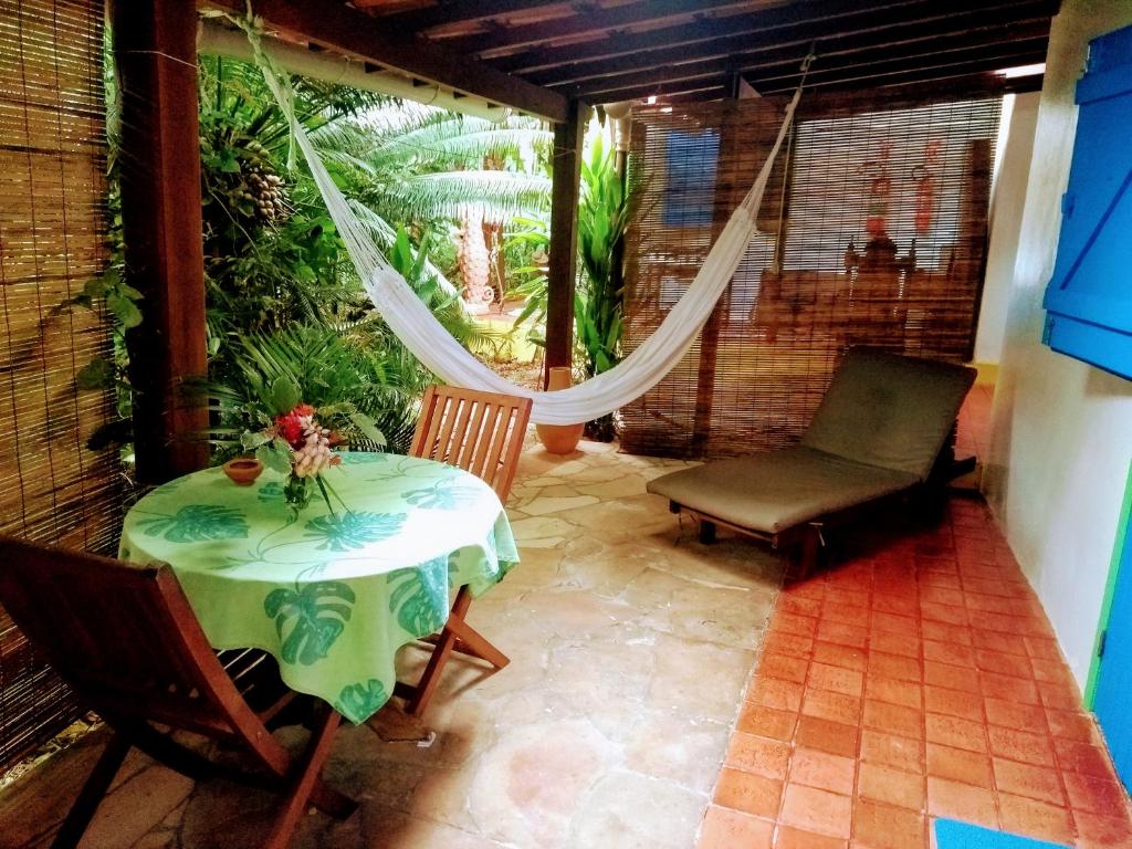 pousada santa clara boipeba varanda