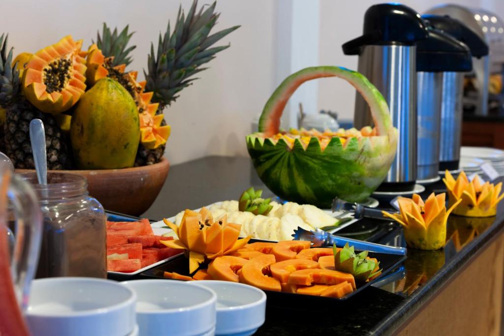 pousada vila da barra boipeba cafe com frutas