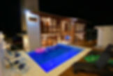 a casa boipeba piscina iluminada