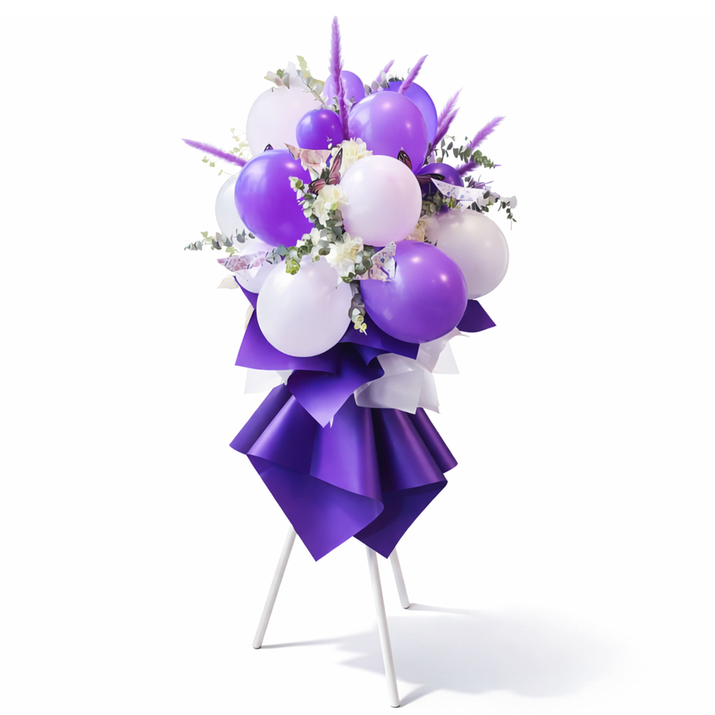 Stojan na balóny - biely