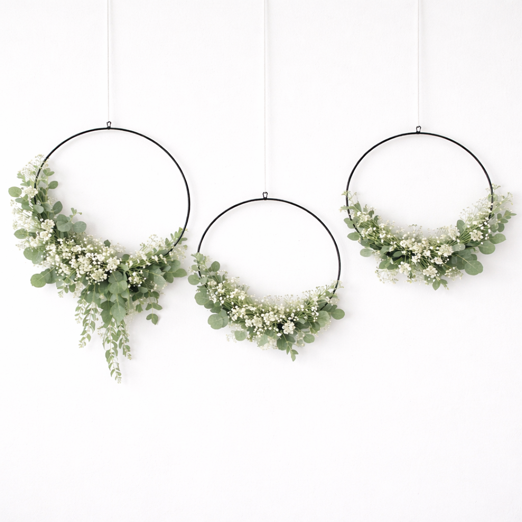 Kovové kruhy - čierne