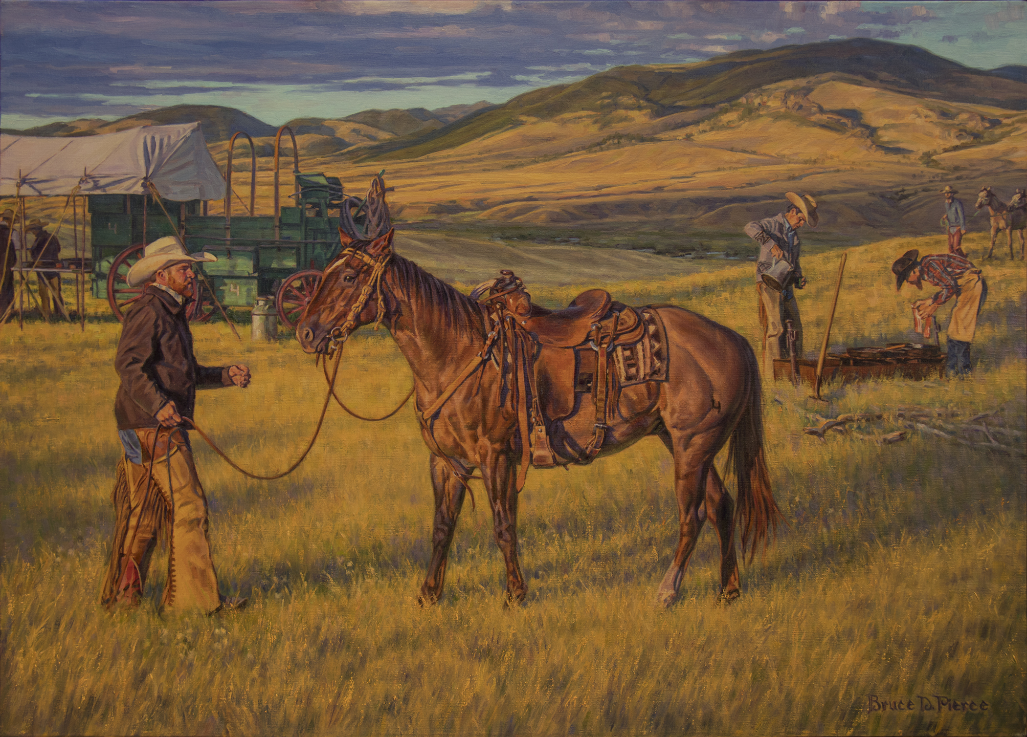 Trying to Broker a Truce 30x42 oil