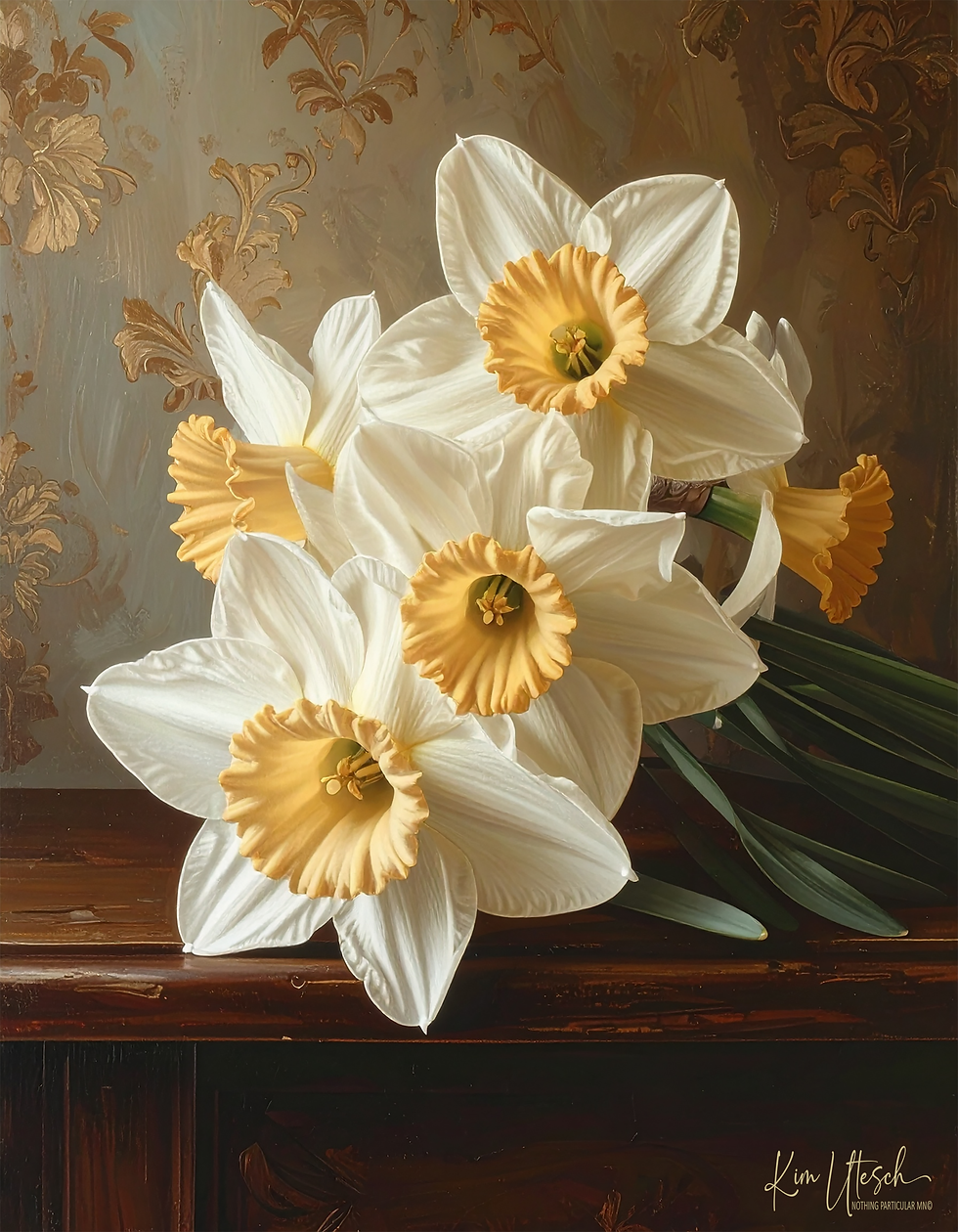 Thumbnail: December Narcissus - 8x10 Art Print