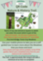 Poster advertising nature and history trail for people over 11 years old.