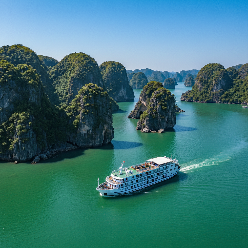 Experience the best of Northern Vietnam with this package that combines a luxury hotel stay in Hanoi's vibrant heart with an unforgettable overnight cruise on Ha Long Bay.