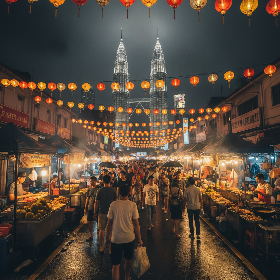 Dive into Kuala Lumpur's authentic culinary heart with a 4-hour evening food tour featuring over 15 tastings for just $55.