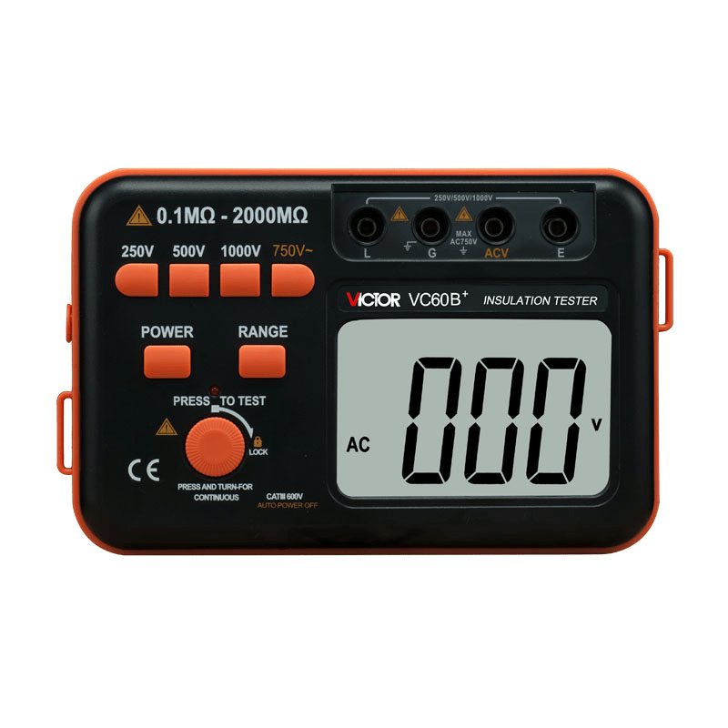 VICTOR VC60B+ Digital Insulation Resistance Tester