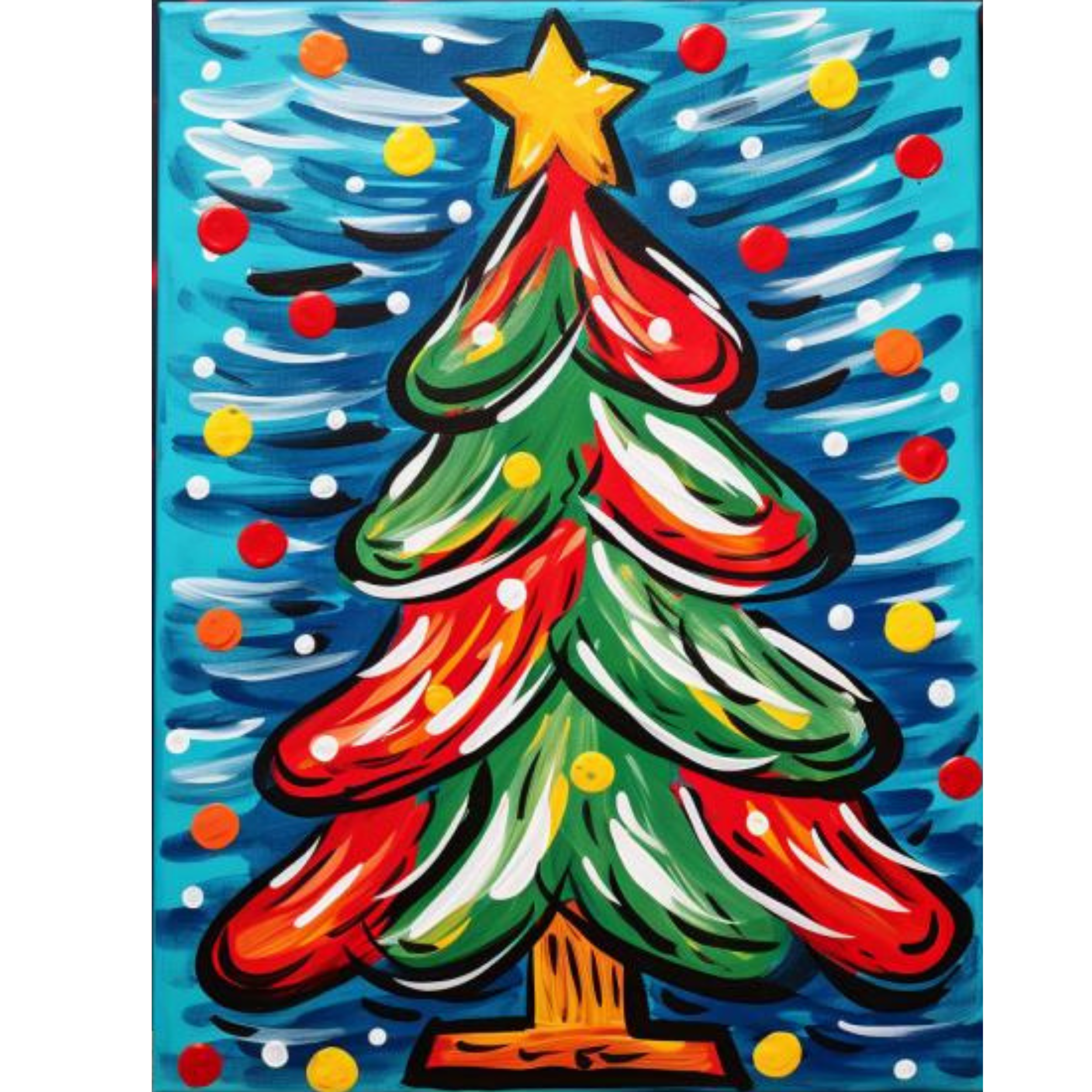 Glisting Christmas Tree