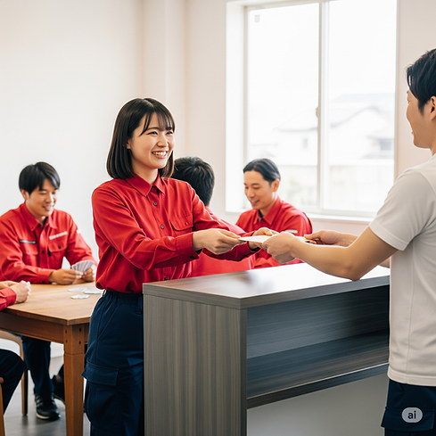 エリア警備のお給料日